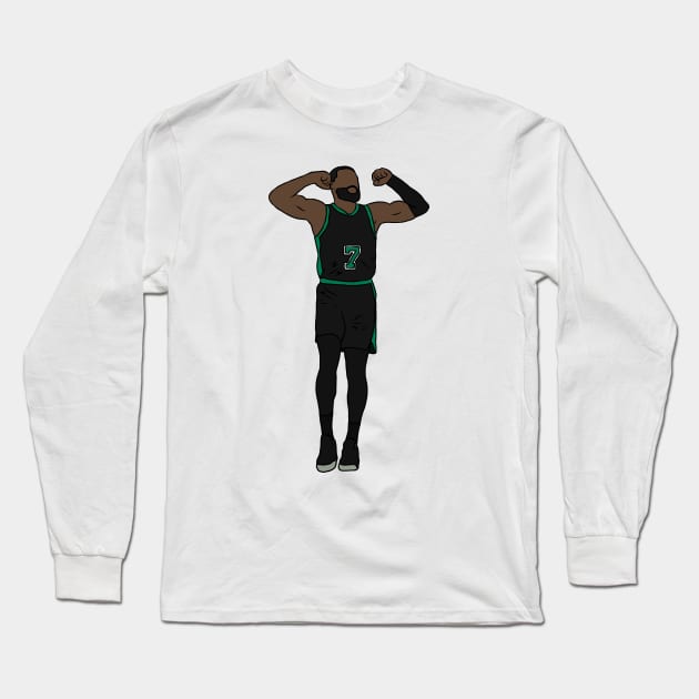 Jaylen Brown Flex Long Sleeve T-Shirt by rattraptees